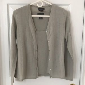 Banana Republic Top and Cardigan